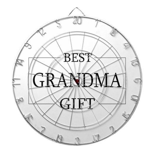 Gepersonaliseerd cadeau voor oma oma verjaardag dartbord (Voorkant)