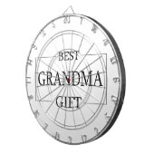 Gepersonaliseerd cadeau voor oma oma verjaardag dartbord (Voorkant Rechts)