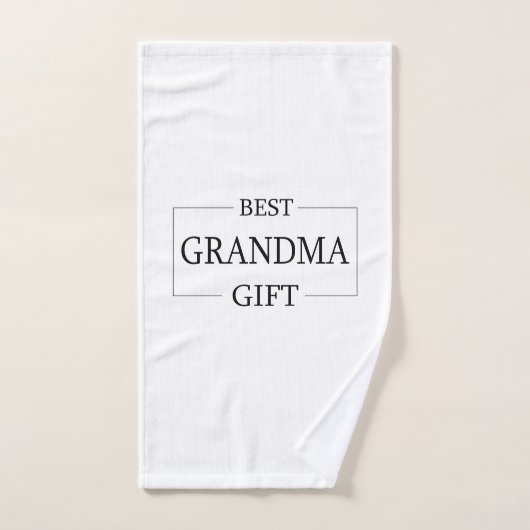 Gepersonaliseerd cadeau voor oma oma verjaardag handdoek (Handdoek)