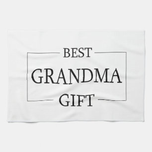 Gepersonaliseerd cadeau voor oma oma verjaardag theedoek