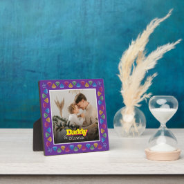 Gepersonaliseerd cadeau voor papa - Gezinsfoto Geh Fotoplaat