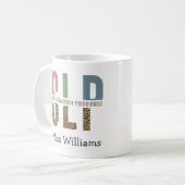 Gepersonaliseerd cadeau voor SLP-spraaktaalpatholo Koffiemok (Voorkant links)