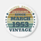 Gepersonaliseerd  cadeauidee voor verjaardagen magneet (Voorkant)