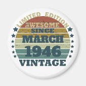 Gepersonaliseerd  cadeauidee voor verjaardagen magneet (Voorkant)