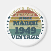 Gepersonaliseerd  cadeauidee voor verjaardagen magneet (Voorkant)