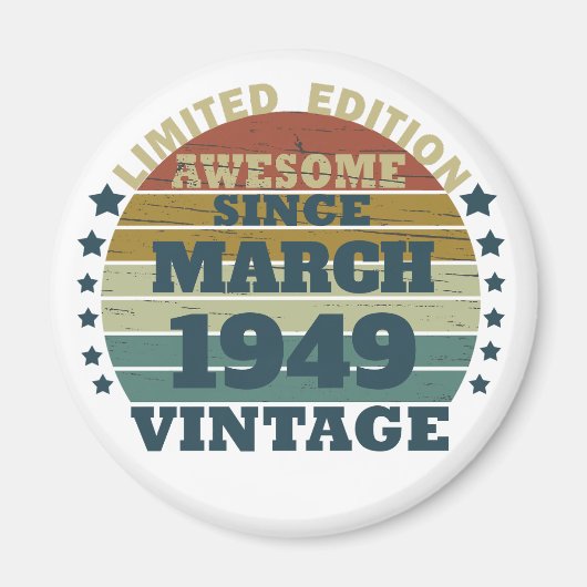 Gepersonaliseerd cadeauidee voor verjaardagen magneet (Voorkant)