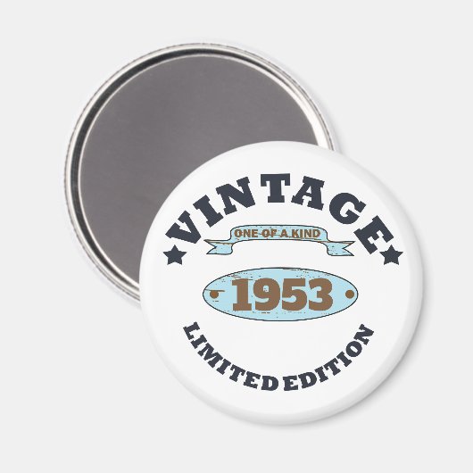 Gepersonaliseerd  cadeauidee voor verjaardagen magneet (Voorkant / Achterkant)