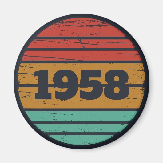 Gepersonaliseerd  cadeauidee voor verjaardagen magneet (Voorkant)