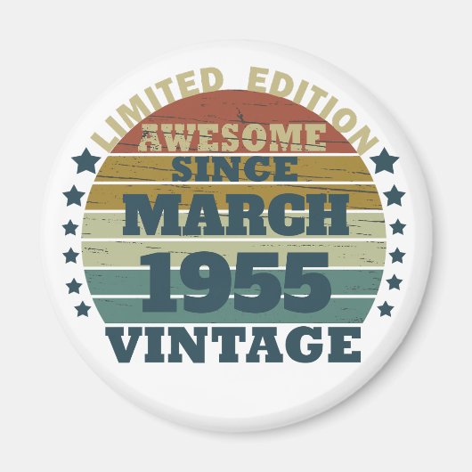 Gepersonaliseerd  cadeauidee voor verjaardagen magneet (Voorkant)