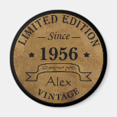 Gepersonaliseerd  cadeauidee voor verjaardagen magneet (Voorkant)