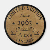 Gepersonaliseerd cadeauidee voor verjaardagen magneet (Voorkant)