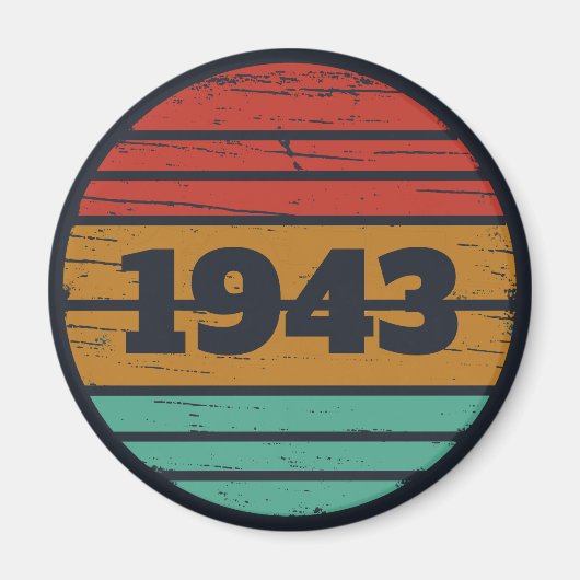 Gepersonaliseerd  cadeauidee voor verjaardagen magneet (Voorkant)