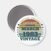 Gepersonaliseerd  cadeauidee voor verjaardagen magneet (Voorkant / Achterkant)