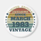 Gepersonaliseerd  cadeauidee voor verjaardagen magneet (Voorkant)