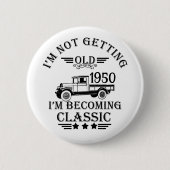 Gepersonaliseerd  cadeauidee voor verjaardagen ronde button 5,7 cm (Voorkant)