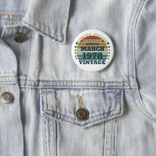 Gepersonaliseerd cadeauidee voor verjaardagen ronde button 5,7 cm