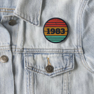 Gepersonaliseerd cadeauidee voor verjaardagen ronde button 5,7 cm
