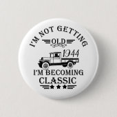 Gepersonaliseerd  cadeauidee voor verjaardagen ronde button 5,7 cm (Voorkant)