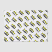 Gepersonaliseerd cadeaupapier voor tennisspeler tissuepapier (Voorkant)