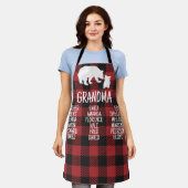 Gepersonaliseerd cadeaus met grootkindnamen Oma Be Schort (Gedragen)