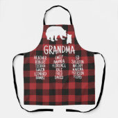 Gepersonaliseerd cadeaus met grootkindnamen Oma Be Schort (Voorkant)
