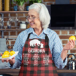 Gepersonaliseerd cadeaus met grootkindnamen Oma Be Schort<br><div class="desc">Dit gepersonaliseerde buffelplatform is perfect voor oma! Het heeft een bijtend buffelvormig beer en is gemaakt van 100% polyester. Het platform is ook machinaal-wasbaar en heeft een handige treksluitingen. Dit maakt het makkelijk om je handen vuil te maken in de keuken, en perfect om een storm met je oma te...</div>