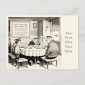 Gepersonaliseerd Café Briefkaart (Voorkant)