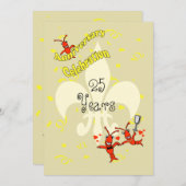 Gepersonaliseerd Cajun Crawfish Jubileum Party Kaart (Voorkant / Achterkant)