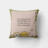 Gepersonaliseerd Camping Pillow Kussen (Achterkant)