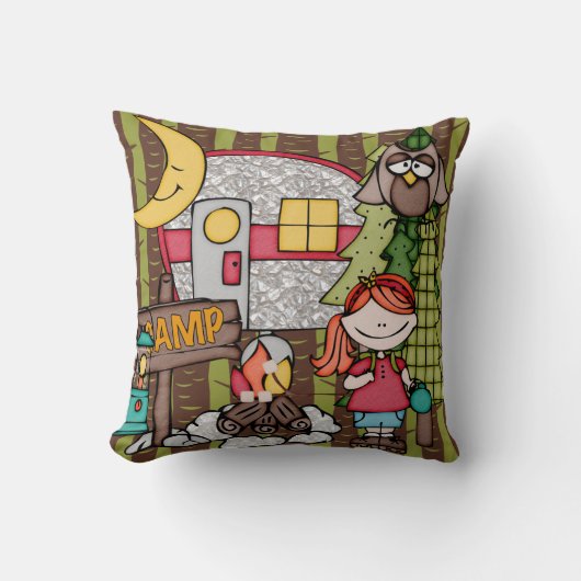 Gepersonaliseerd Camping Pillow Kussen (Voorkant)