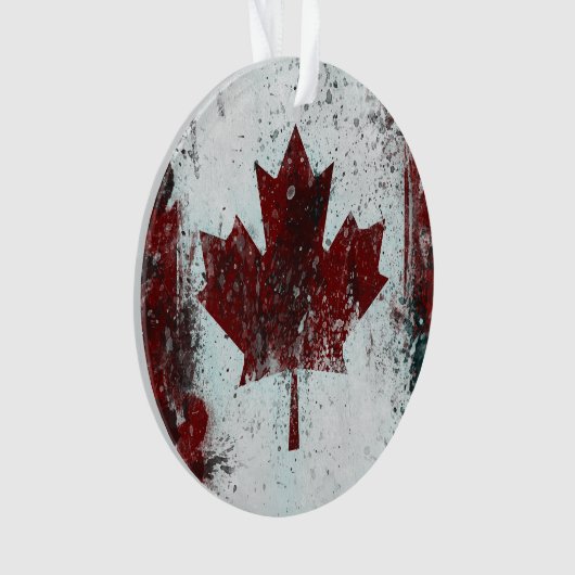 Gepersonaliseerd Canada Maple Leaf Ornament (voorkant)