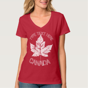 Gepersonaliseerd Canada T-shirt Retro Canada Souve
