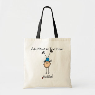 Gepersonaliseerd Canvas tas Gymnast Handstand Girl
