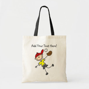 Gepersonaliseerd Canvas tas honkbal