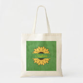 Gepersonaliseerd Canvas tas voor zonnebloempitten (Voorkant)