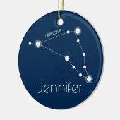 Gepersonaliseerd Capricorn Constellation Ornament (Links)