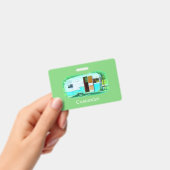 Gepersonaliseerd caravan  camper badge (Handheld)