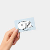 Gepersonaliseerd Caravan Chez Badge (Handheld)