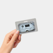 Gepersonaliseerd caravan teardrop camper badge (Handheld)