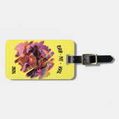 Gepersonaliseerd Carnaval Thema Bagagelabel (Voorkant horizontaal)