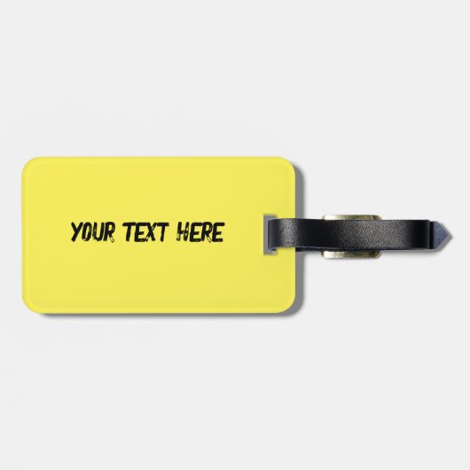 Gepersonaliseerd Carnaval Thema Bagagelabel (Achterkant horizontaal)