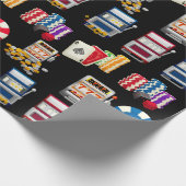 Gepersonaliseerd casino cadeaupapier (Hoek)