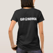 Gepersonaliseerd Cat Grandma T-shirt (Achterkant)