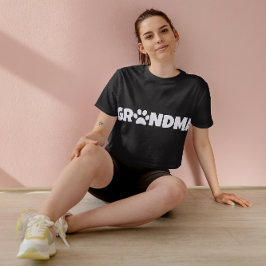 Gepersonaliseerd Cat Grandma T-shirt