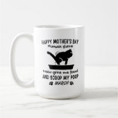 Gepersonaliseerd Cat Happy Moederdag Coffee-Mok Koffiemok (Links)