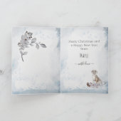 Gepersonaliseerd Catahoula Leopard Dog mam kerstho Feestdagen Kaart (Binnen)