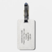 Gepersonaliseerd cello-muziekinstrument of bagagelabel (Achterkant verticaal)