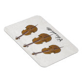 Gepersonaliseerd cello trio cadeau magneet (Rechterzijde)