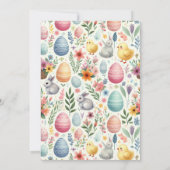 Gepersonaliseerd certificaat voor paaseieren van k kaart (Achterkant)