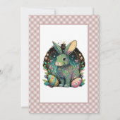 Gepersonaliseerd certificaat voor paaseieren van k kaart (Achterkant)